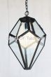 Contemporary Pendant Light, Contemporary Hanging Lantern, Wrought Iron Pendant Light, Geometric Pendant Light, Geometric Hanging Lantern, Indoor Lighting, Modern Hanging Pendant, Kitchen Pendant Light, Kitchen Nook Light, Angular lantern light,  Clean Lin