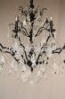 3415-8 Tuscan Style Iron Crystal Chandelier 