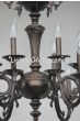 4232-12  Cast Brass Spanish Chandelier