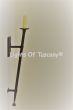 5019-1 Contemporary Wrought Iron Wall Torch