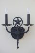 5315-2 Lone Star Country Farmhouse Style Iron Wall Light 