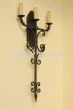 5386-3 Tuscan Wrought Iron Wall Sconce