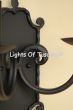 5616-2 Mediterranean Style Wrought Iron Double Wall Sconce