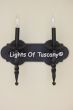 5638-2 Spanish/Mediterranean Style Wrought Iron Bathroom Vanity Light