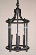 6516-3 Old World Rustic Style Iron Pendant Light