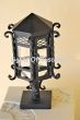 7010-1P Spanish Colonial Outdoor Wrought Iron Post Light