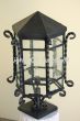 7031-3P Spanish Santa Barbara / Colonial Style XL Outdoor Column Post Light