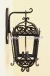 7133-3 Wrought Iron Outdoor Wall Light