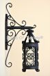 7138-1 Spanish Revival Scroll Design Style Iron Hanging Lantern