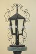 7167-1P Spanish revival outdoor column post lantern light
