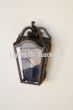7273-1 Contemporary Mediterranean Outdoor Iron Wall Pocket Light