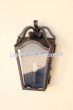 7273-1 Contemporary Mediterranean Outdoor Iron Wall Pocket Light
