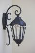 7297-1 Spanish Hacienda Wrought Iron Outdoor Wall Lantern Light
