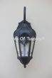 7297-1 Spanish Hacienda Wrought Iron Outdoor Wall Lantern Light