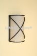 7407-1ACL Contemporary Outdoor/Indoor Iron Pocket Wall Light