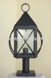 7546-1P Rustic pier mount post lantern light