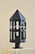 7556-1P Spanish Old World Style Outdoor Iron Post Light