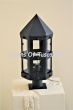 7556-1P Spanish Old World Style Outdoor Iron Post Light