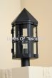 7556-1P Spanish Old World Style Outdoor Iron Post Light