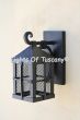 7617-1 Contemporary Spanish Style Wall Lantern with Mesh