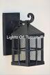 7617-1 Contemporary Spanish Style Wall Lantern with Mesh