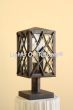 7850-1P Contemporary Outdoor Iron Post Light