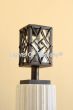 7850-1P Contemporary Outdoor Iron Post Light