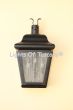 8224-2 Meditteranean Traditional Outdoor Iron Pocket Wall Light
