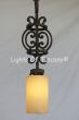 6213-1 Contemporary Mediterranean Style Wrought Iron Pendant Light