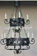 Castle, Medieval iron chandelier