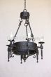 1055-6 Spanish Style Wrought Iron Chandelier