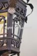 7217-4 Tuscan / Mediterranean Style Outdoor Iron Wall Light with Acanthus Leaves Italian Style Vintage Antique