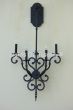 5392-4 Vintage Tuscan Style Iron 4 Light Wall Sconce 