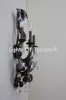 5211-4 Tuscan-Wrought Iron- Crystal Wall Lamp