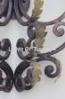 5211-4 Tuscan-Wrought Iron- Crystal Wall Lamp