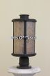 7210-1P Contemporary Spanish Wrought Iron Post Light/ Lantern