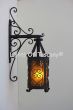 7135-1 Old World Spanish Style Outdoor Iron Wall Lantern Light