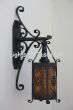 7135-1 Old World Spanish Style Outdoor Iron Wall Lantern Light