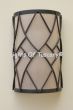 7910-2OL Contemporary Wrought Iron Outdoor Wall Light