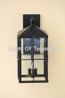 7000-3 Spanish-Contemporary Lantern Wrought Iron Exterior Lighting
