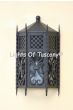 8118-1 Gothic Style Wrought Iron Outdoor Pocket Lantern