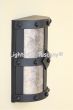 7416-1 Contemporary Decorative Outdoor Iron Pocket Light with Mica