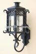 8240-1 Spanish Colonial Wrought Iron Outdoor  Wall Lantern 