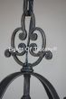 6225-3 Tuscan Mediterranean Style Iron Pendant Light