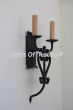 Spanish iron wall sconce light
