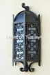 7143-1 Moorish-Gothic Revival Style Outdoor Iron Pocket Wall Light