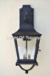7361-3 Traditional Colonial Style Outdoor Iron Wall Lantern