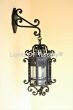 7257-1CH  Spanish-Mediterranean Style Hanging Iron Outdoor Wall Lantern