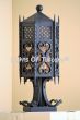 7560-1P Spanish Gothic Revival Wrought Iron Post Light