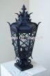 7311-1P   Mediterranean Gothic Revival Style Iron Outdoor Post Light